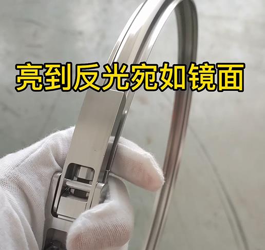 新建不锈钢箍抛光效果